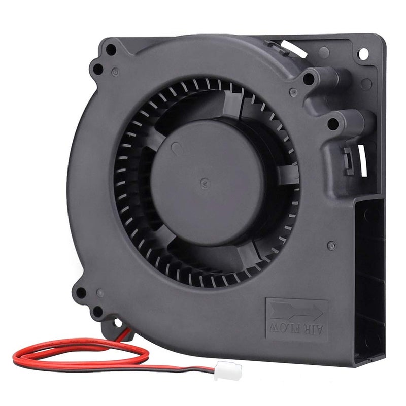 Wathai 120mm x 32mm 12V High Airflow DC Brushless Blower Fan for Radiator, Desktops, Gaming Consoles, TVs, Routers, Computers - Image 1